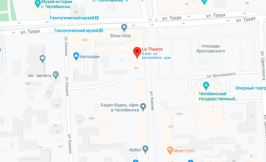 Расположение нашего клуба